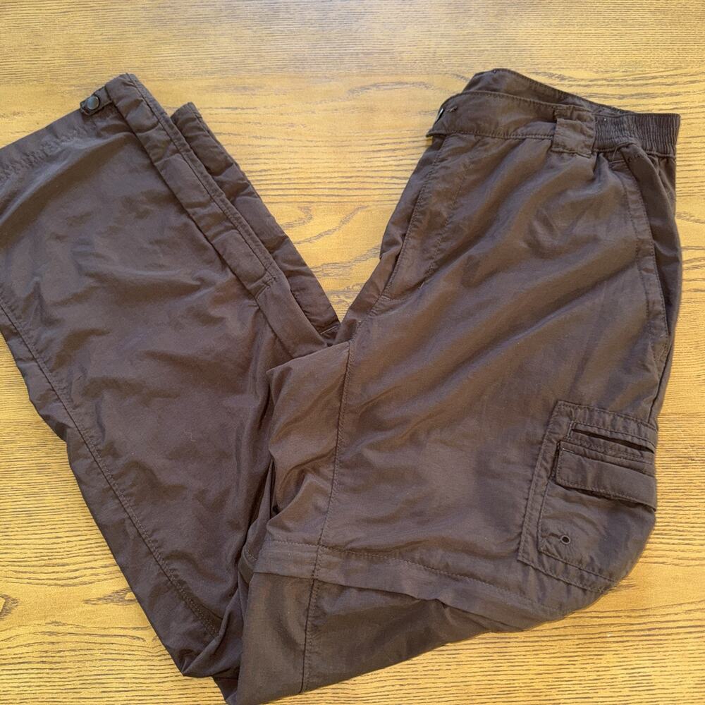Columbia Women Sz M Titanium Convertible Hiking Pants Camping Cargo packable EUC